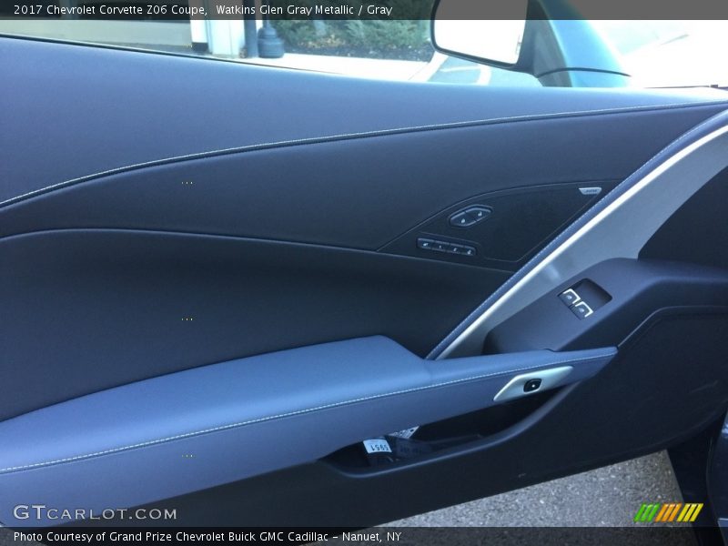 Watkins Glen Gray Metallic / Gray 2017 Chevrolet Corvette Z06 Coupe