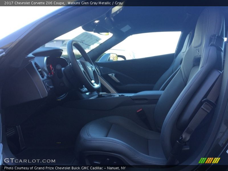 Watkins Glen Gray Metallic / Gray 2017 Chevrolet Corvette Z06 Coupe