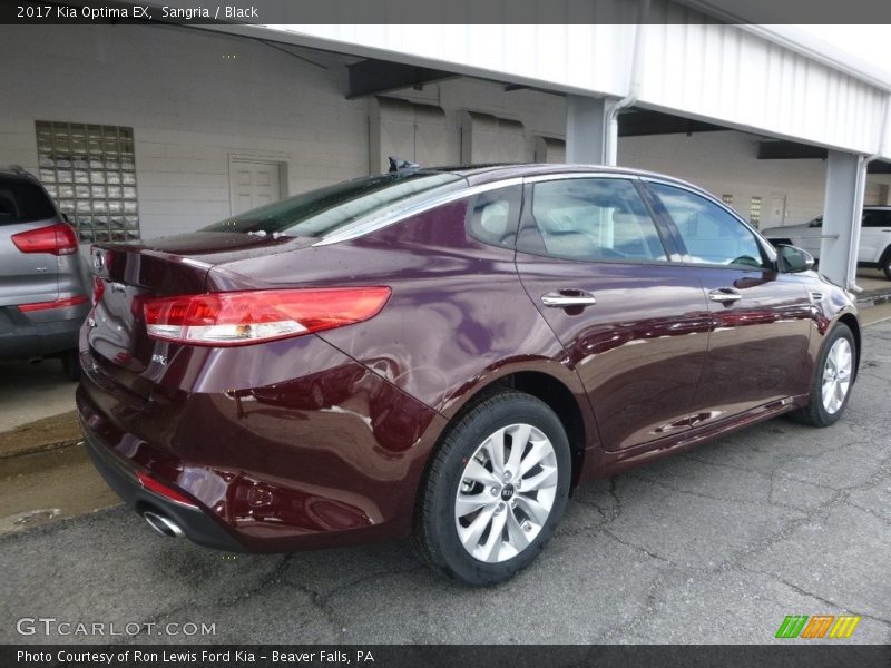 Sangria / Black 2017 Kia Optima EX