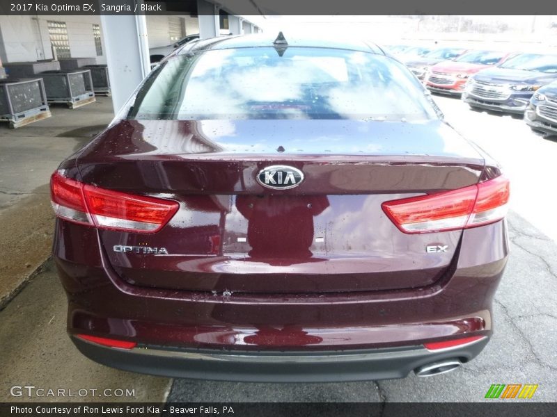 Sangria / Black 2017 Kia Optima EX