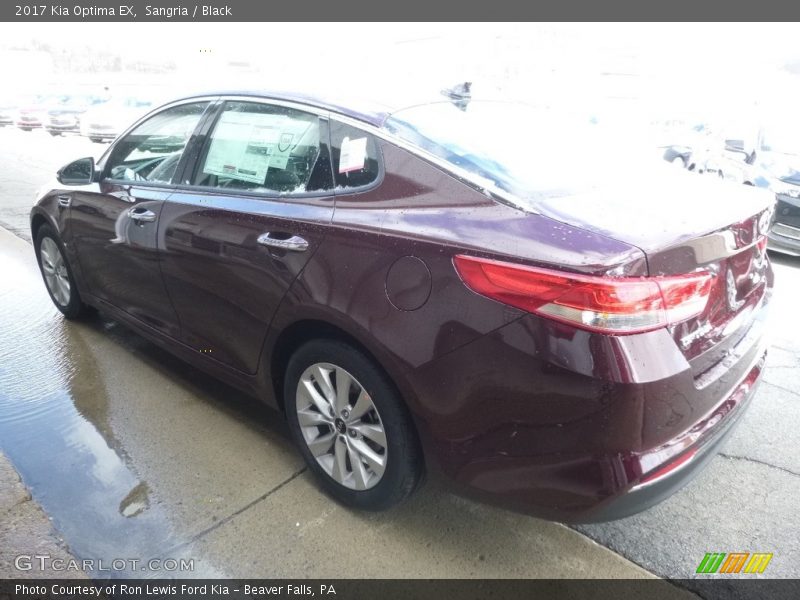 Sangria / Black 2017 Kia Optima EX