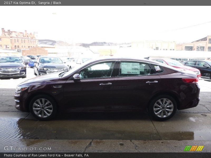 Sangria / Black 2017 Kia Optima EX