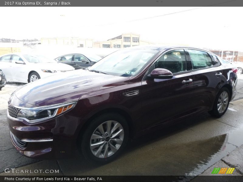 Sangria / Black 2017 Kia Optima EX