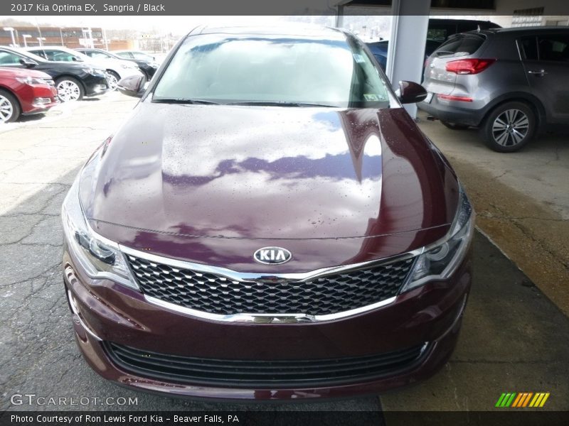 Sangria / Black 2017 Kia Optima EX