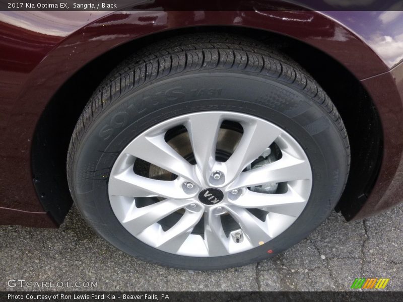Sangria / Black 2017 Kia Optima EX