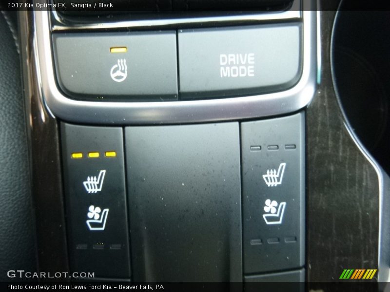 Sangria / Black 2017 Kia Optima EX