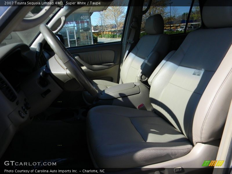 Super White / Taupe 2007 Toyota Sequoia Limited 4WD
