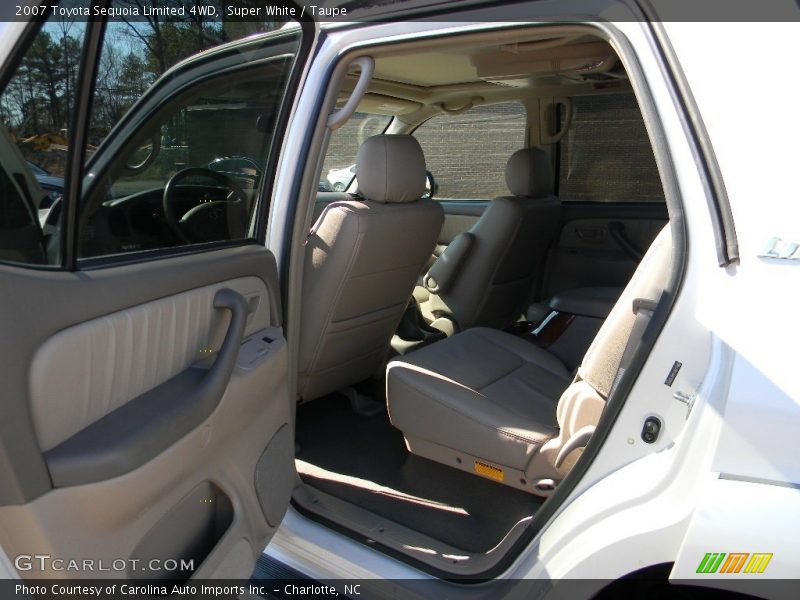 Super White / Taupe 2007 Toyota Sequoia Limited 4WD
