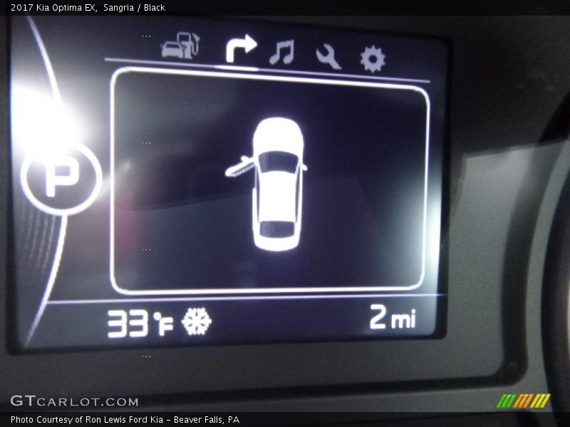 Sangria / Black 2017 Kia Optima EX