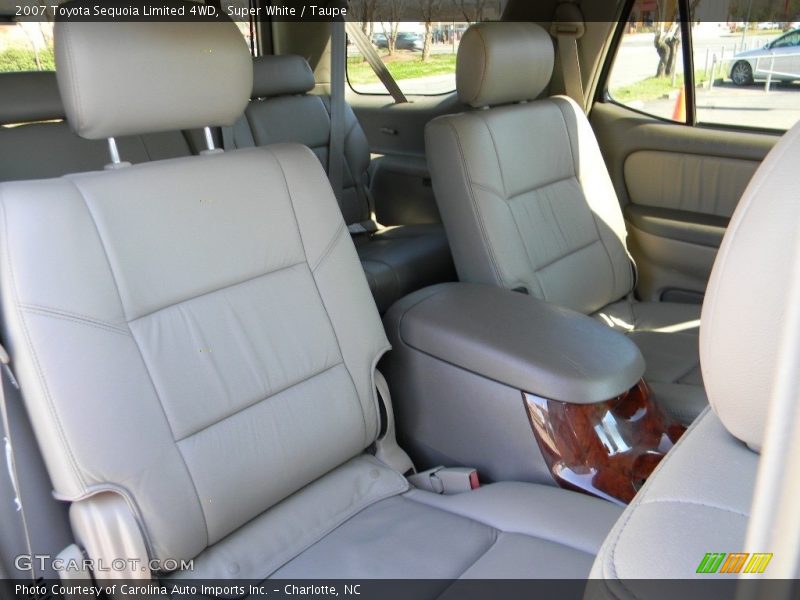 Super White / Taupe 2007 Toyota Sequoia Limited 4WD