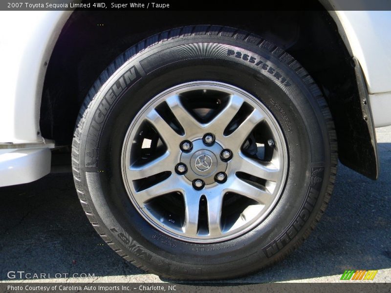 Super White / Taupe 2007 Toyota Sequoia Limited 4WD