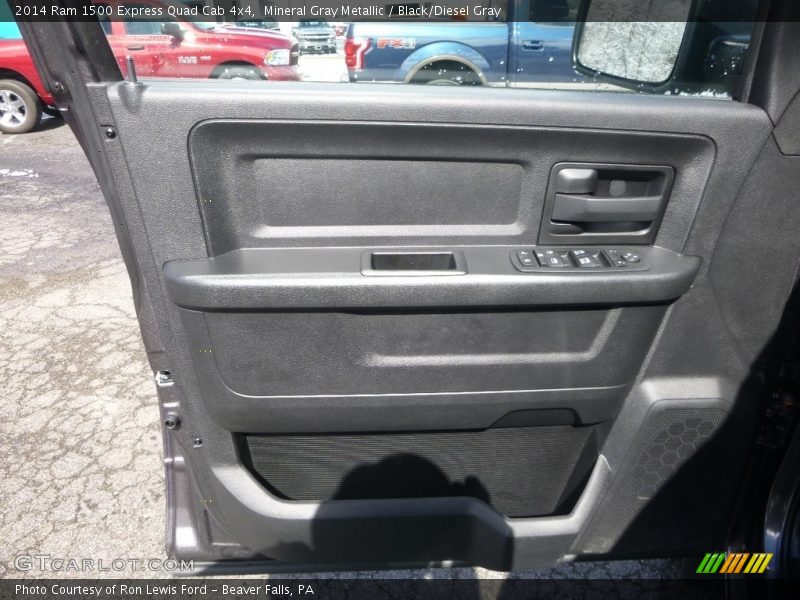 Mineral Gray Metallic / Black/Diesel Gray 2014 Ram 1500 Express Quad Cab 4x4