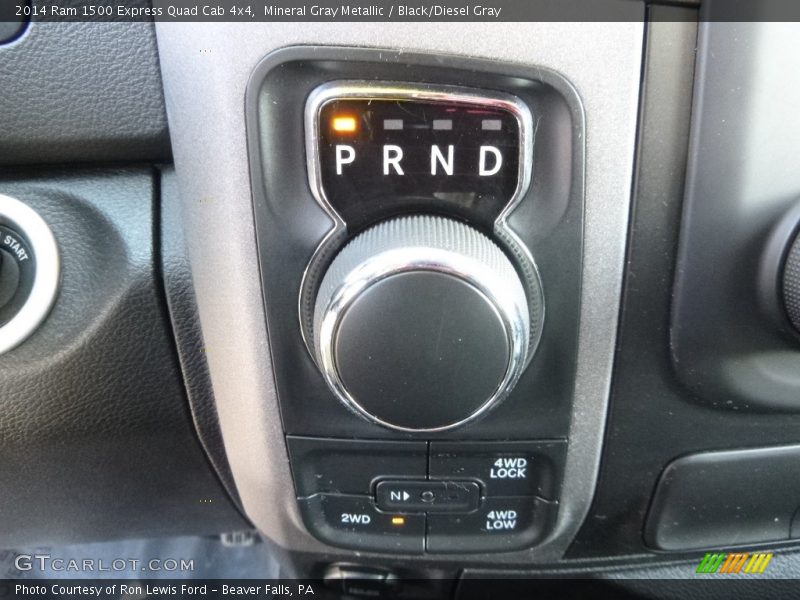 Mineral Gray Metallic / Black/Diesel Gray 2014 Ram 1500 Express Quad Cab 4x4