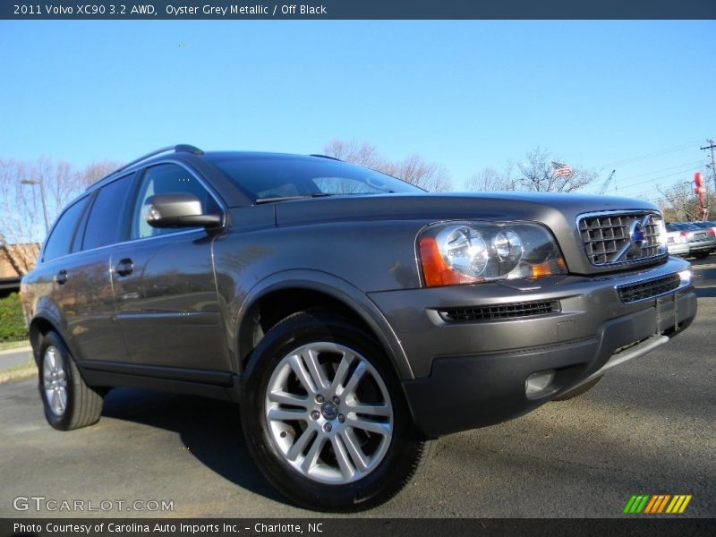 Oyster Grey Metallic / Off Black 2011 Volvo XC90 3.2 AWD