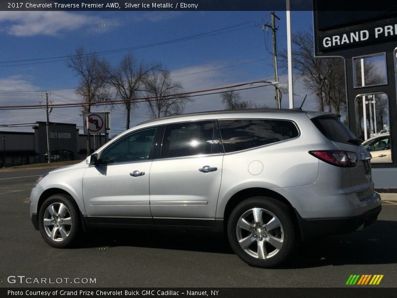 Silver Ice Metallic / Ebony 2017 Chevrolet Traverse Premier AWD