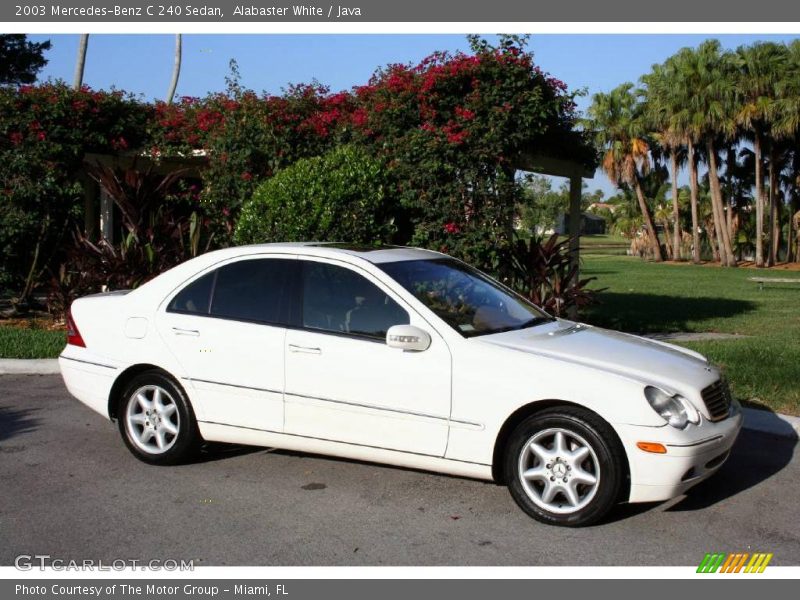 Alabaster White / Java 2003 Mercedes-Benz C 240 Sedan