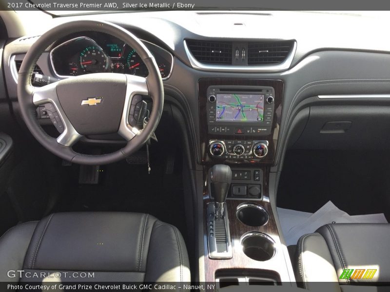 Silver Ice Metallic / Ebony 2017 Chevrolet Traverse Premier AWD