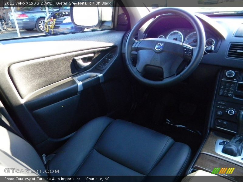 Oyster Grey Metallic / Off Black 2011 Volvo XC90 3.2 AWD