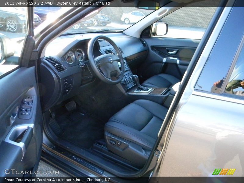Oyster Grey Metallic / Off Black 2011 Volvo XC90 3.2 AWD