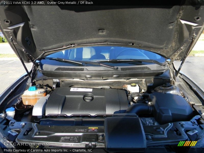 Oyster Grey Metallic / Off Black 2011 Volvo XC90 3.2 AWD