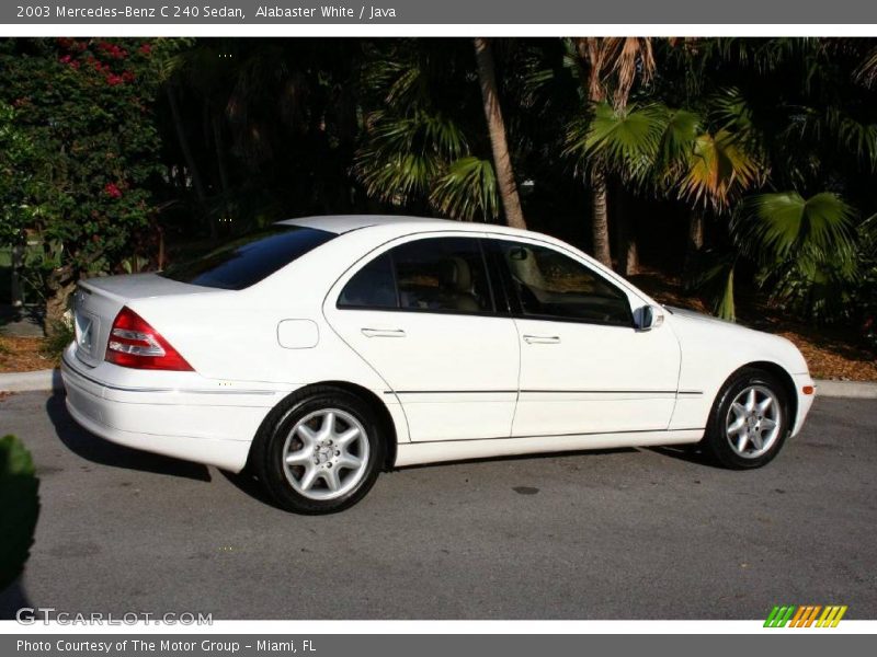 Alabaster White / Java 2003 Mercedes-Benz C 240 Sedan