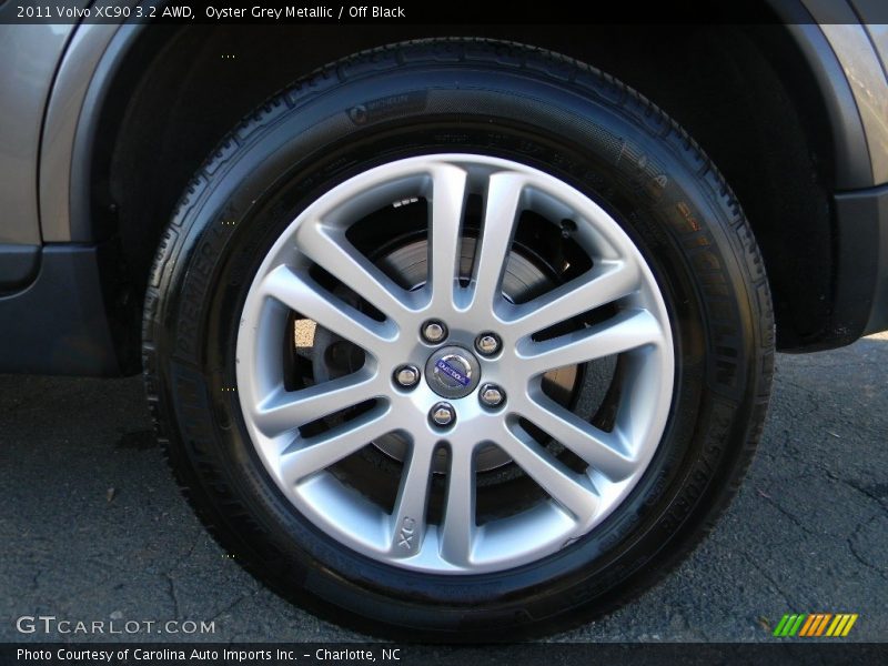 Oyster Grey Metallic / Off Black 2011 Volvo XC90 3.2 AWD