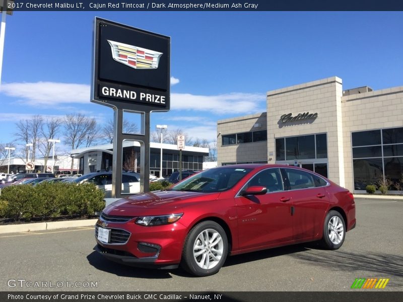 Cajun Red Tintcoat / Dark Atmosphere/Medium Ash Gray 2017 Chevrolet Malibu LT