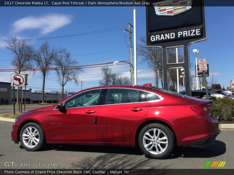 Cajun Red Tintcoat / Dark Atmosphere/Medium Ash Gray 2017 Chevrolet Malibu LT