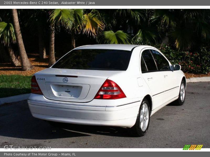 Alabaster White / Java 2003 Mercedes-Benz C 240 Sedan