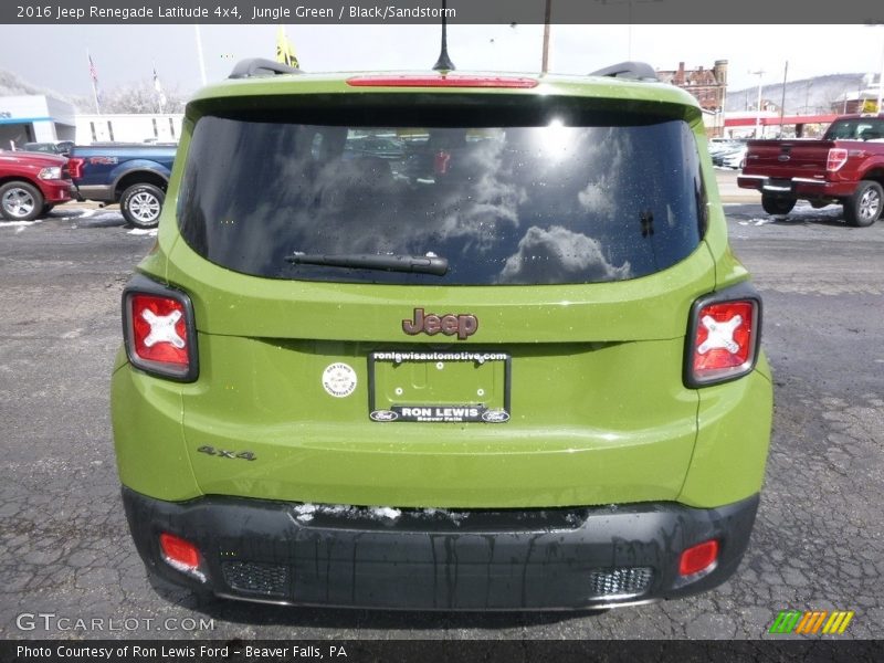 Jungle Green / Black/Sandstorm 2016 Jeep Renegade Latitude 4x4