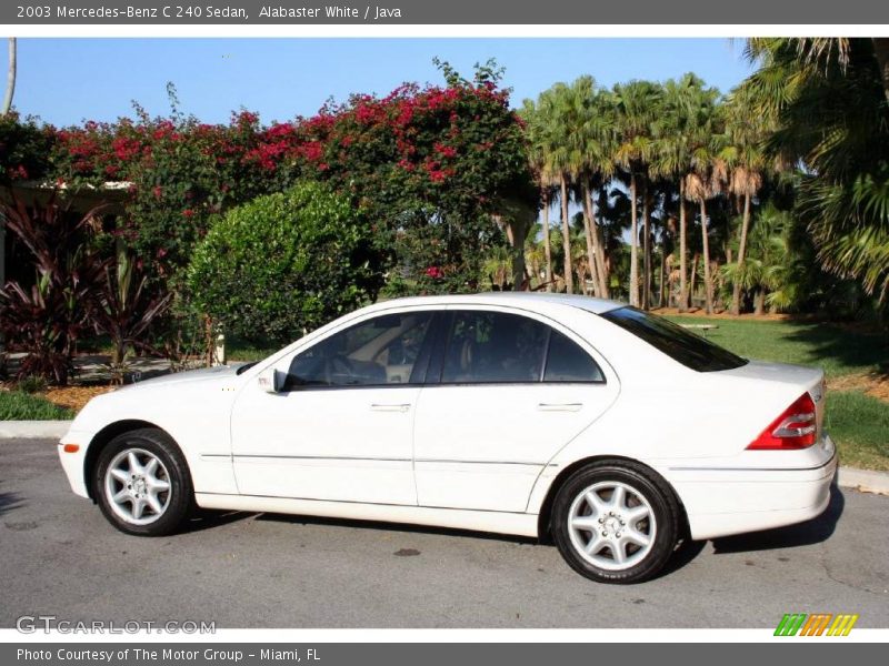 Alabaster White / Java 2003 Mercedes-Benz C 240 Sedan