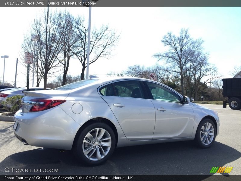 Quicksilver Metallic / Ebony 2017 Buick Regal AWD
