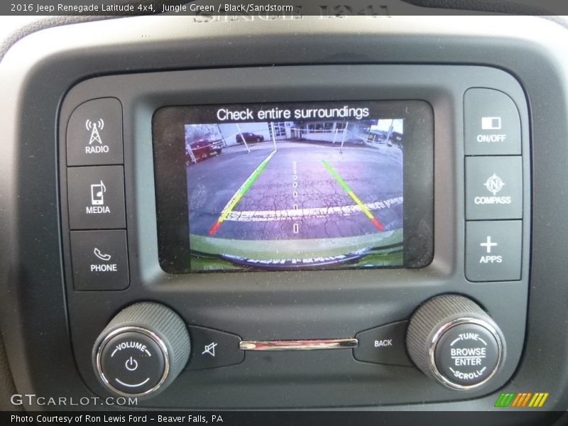 Jungle Green / Black/Sandstorm 2016 Jeep Renegade Latitude 4x4