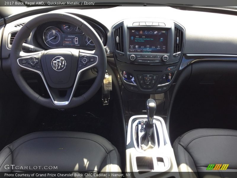 Quicksilver Metallic / Ebony 2017 Buick Regal AWD