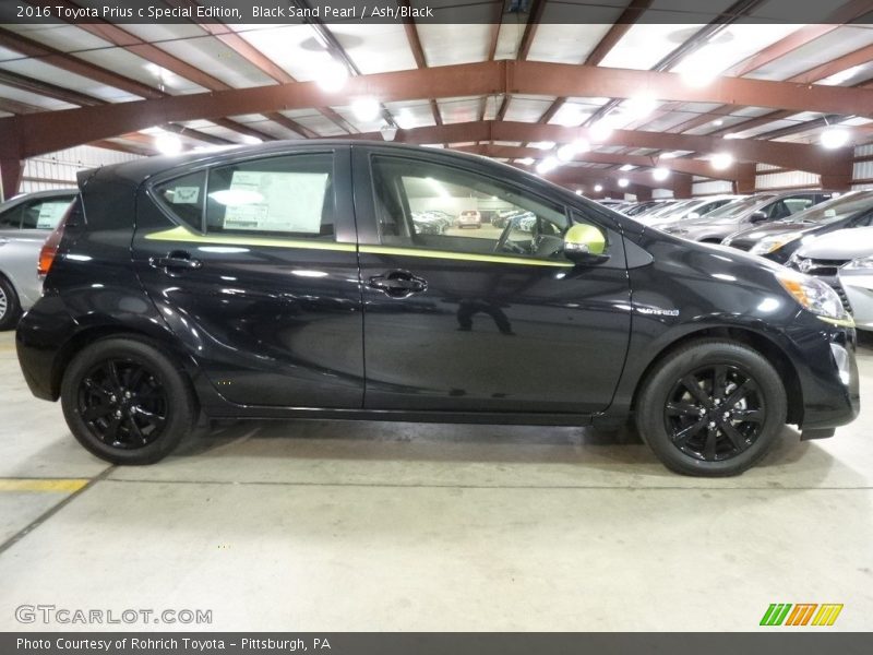 Black Sand Pearl / Ash/Black 2016 Toyota Prius c Special Edition