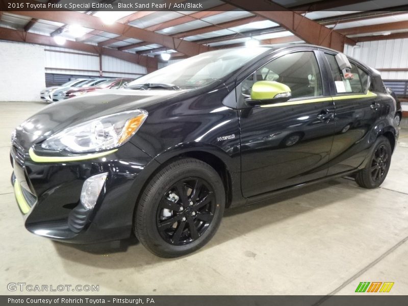 Black Sand Pearl / Ash/Black 2016 Toyota Prius c Special Edition