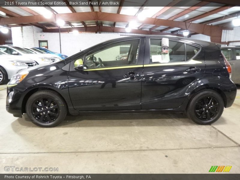 Black Sand Pearl / Ash/Black 2016 Toyota Prius c Special Edition