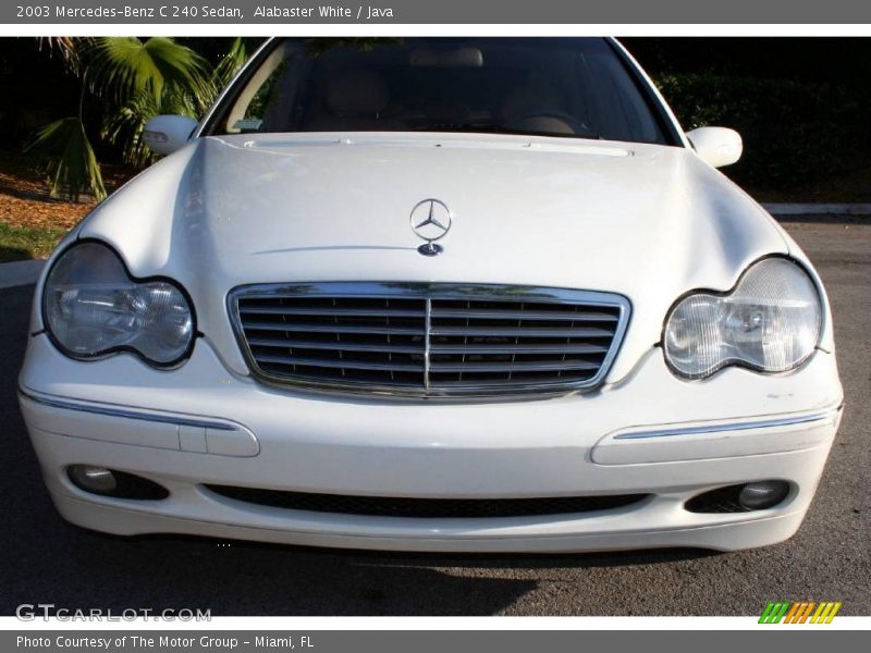 Alabaster White / Java 2003 Mercedes-Benz C 240 Sedan