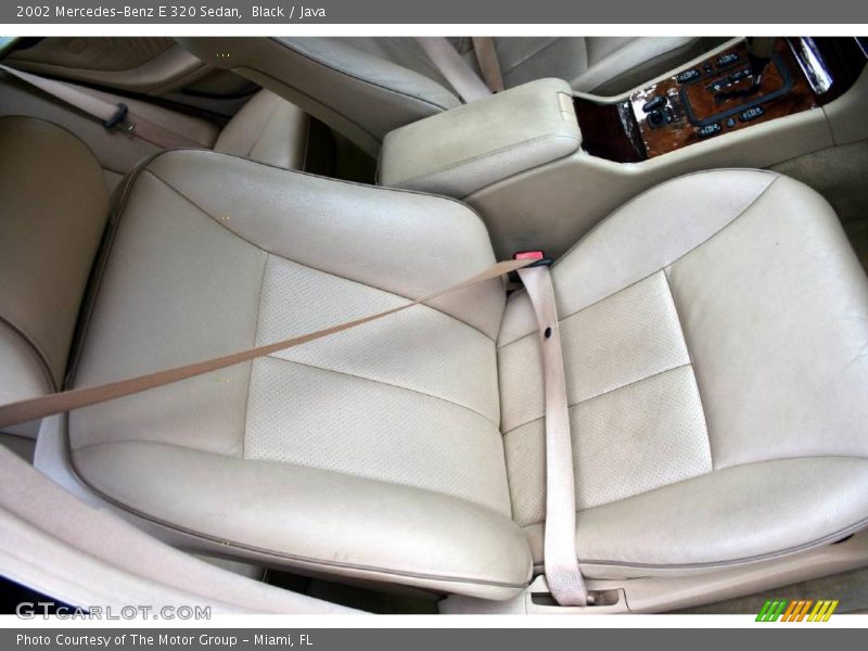 Front Seat of 2002 E 320 Sedan
