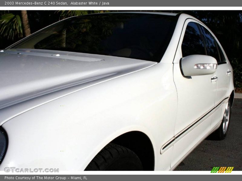 Alabaster White / Java 2003 Mercedes-Benz C 240 Sedan