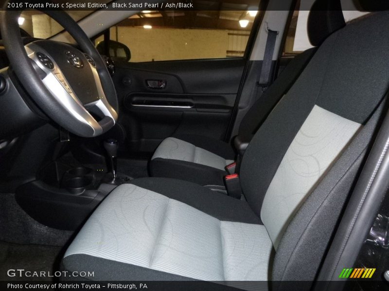 Black Sand Pearl / Ash/Black 2016 Toyota Prius c Special Edition