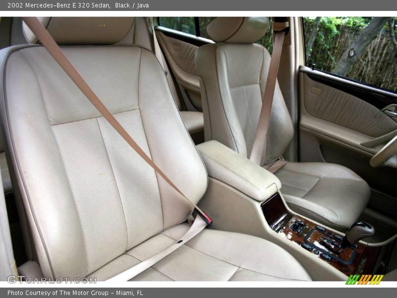 Front Seat of 2002 E 320 Sedan