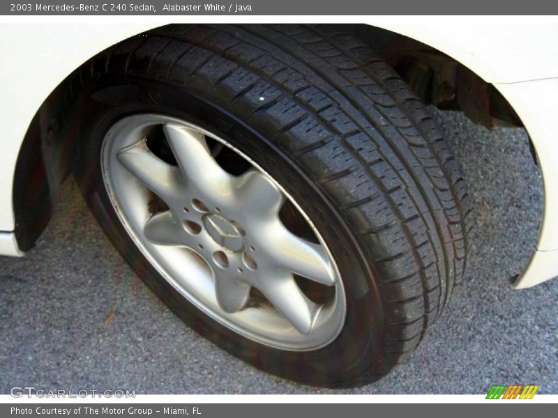 Alabaster White / Java 2003 Mercedes-Benz C 240 Sedan