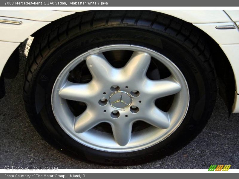 Alabaster White / Java 2003 Mercedes-Benz C 240 Sedan