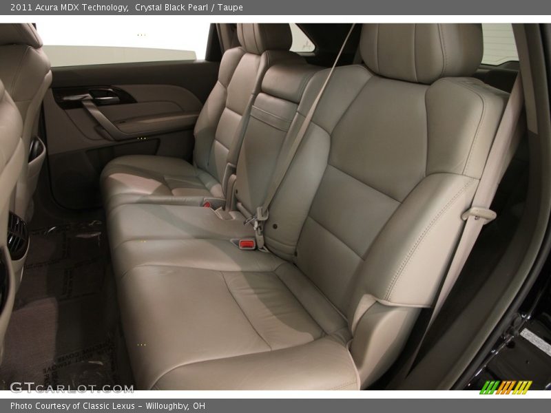 Crystal Black Pearl / Taupe 2011 Acura MDX Technology