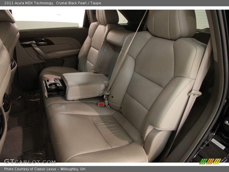 Crystal Black Pearl / Taupe 2011 Acura MDX Technology
