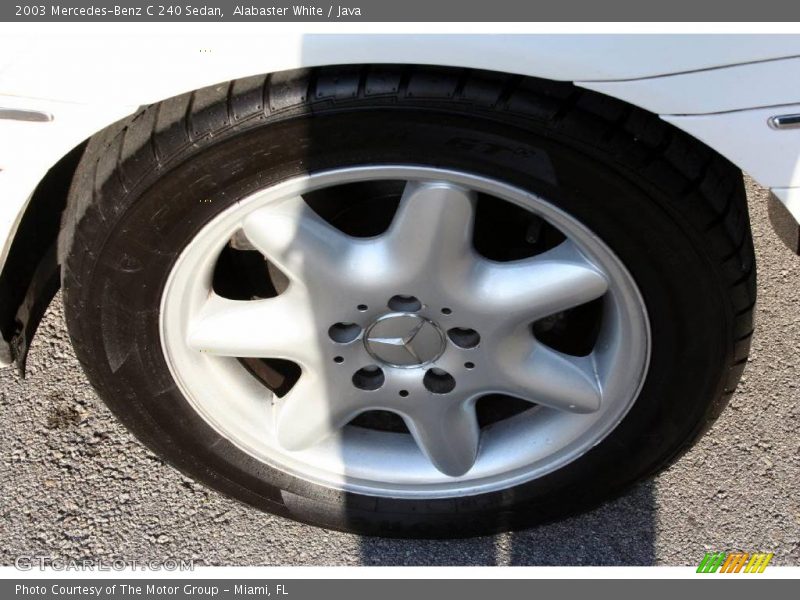 Alabaster White / Java 2003 Mercedes-Benz C 240 Sedan