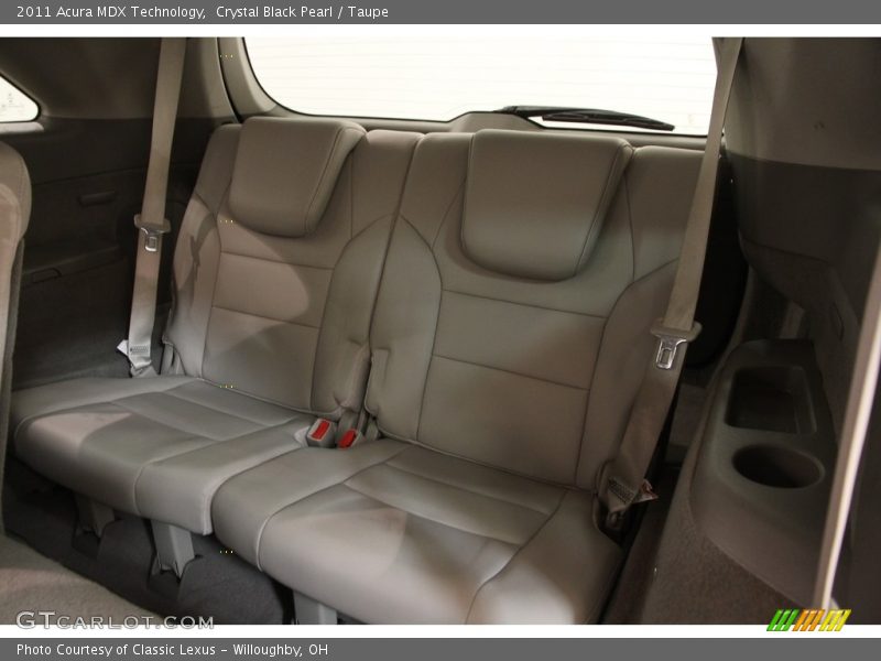 Crystal Black Pearl / Taupe 2011 Acura MDX Technology