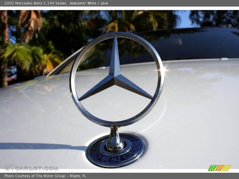 Alabaster White / Java 2003 Mercedes-Benz C 240 Sedan