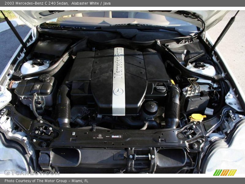 Alabaster White / Java 2003 Mercedes-Benz C 240 Sedan